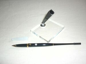 プラチナ　デスクペン　PLATINUM　DeskPen　14K　デスクペンスタンド　ペン立て　スペアインク　レトロ　ジャンク品