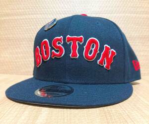 NEW ERA ニューエラ MLB Boston Red Sox レッドソックス Pinned 9FIFTY Snapback キャップ フリーサイズ