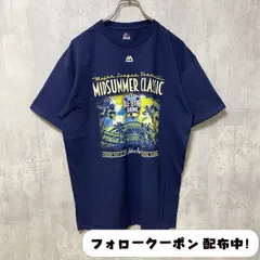 古着 used　MLB　ALL STAR GAME 2016　野球　半袖プリントTシャツ　スポーツ　ネイビー　紺　