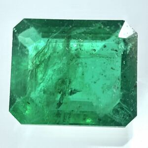 ［天然エメラルド0.719ct］U 約6.3×5.4mm ルース 裸石 コランダム 宝石 ジュエリー beryl ベリル emerald jewerly BC6/BC6