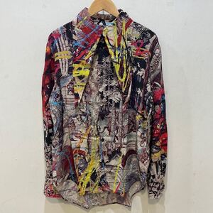 Vivienne Westwood ヴィヴィアンウエストウッド VI-V9-45610 Shirt 長袖シャツ 総柄 ブラウス マルチカラー サイズ44 695819