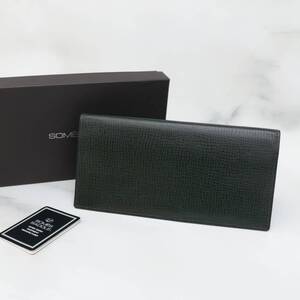 中古美品 SOMES SADDLEソメスサドル 長財布 コインケース 小銭入れ オフィサー OF-01