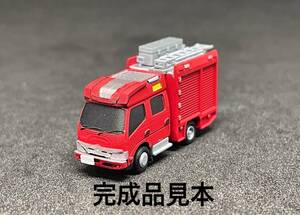 1/150 CD-1型 ポンプ車 A ぴよファクトリー 消防車 (検索用 Nゲージ トラックコレクション トラコレ 匿名配送 送料無料