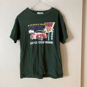 古着　USED WEGO 半袖 Tシャツ グリーン　S レディース