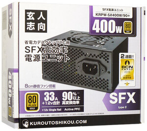 玄人志向 SFX電源 KRPW-SX400W/90+ [管理:20367861]