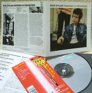 即決！送料230円●CD【レンタル使用品】ボブ・ディラン Bob Dylan Highway 61 Revisited 追憶のハイウェイ61 対訳掲載 帯退色 廃墟の街