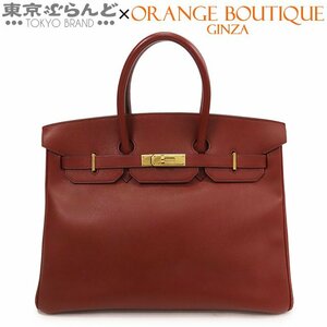 101718771 エルメス HERMES バーキン 35 □A刻印 ルージュアッシュ ゴールド金具 クシュベル ハンドバッグ レディース