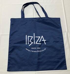 IBIZA イビザ プリント入りバッグ/かばん ブルー系　中古品