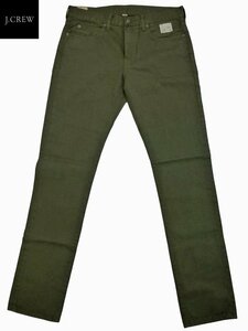 J.Crew ジェイクルー 484 Garment-Dyed Jean スリムフィット ガーメントダイ加工 後染め カラーデニム ジーンズ パンツ Bench Green