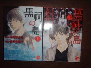 A9★送210円/3冊まで　除菌済2【文庫コミック】黒祠の島　★全2巻★山本小鉄子/小野不由美　★複数落札いただきいますと送料がお得です