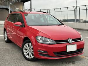 【完全売り切り】VW フォルクスワーゲン ゴルフ ヴァリアント 平成26年 走行 34000km 車検令和6年10月 程度極上 送料安 登録手数料無料　