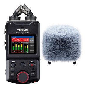 即決◆新品◆送料無料TASCAM Portacapture X6+WS-86 32bitフロート録音 6トラックポータブルレコーダー/ウィンドスクリーン付