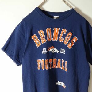 デンバー ブロンコス DENVER BRONCOS アメフト NFL アメリカン フットボール キッズLサイズ ネイビー 紺色