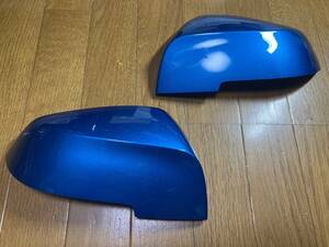 美品♪ BMW M2 F87 純正 ロングビーチブルー ドアミラー ミラー カバー M235i F20 116i 118i 120i M135i 318i 320i 320d 328i F30 F31 523i