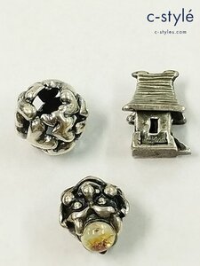 J714a [セット] TROLL BEADS トロールビーズ スペーサー シルバー 925S LAA 計3点 | G