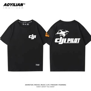 DJI 限定 Tシャツ 黒色