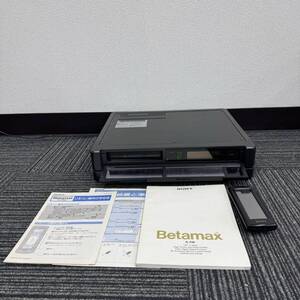 E214-F1-38 SONY ソニー Betamax ベータマックス SL-2100 ビデオレコーダー 通電確認済み