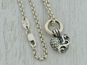 CHROME HEARTS/HEART CHARM/PAVE/ROLL CHAIN/クロムハーツ/ハートチャーム