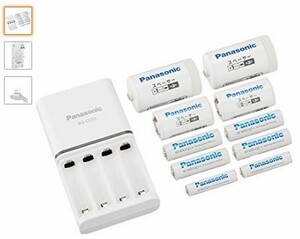 PANASONIC ENELOOP FAMILY SET SIZE3X4,SIZE4X2 SPACER SIZE3-2X2, SPACER SIZE3-1X2 K-KJ53MCC42S