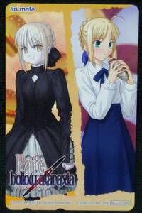 ★Fate hollow ataraxia 非売品animate テレカ未使用 セイバー フェイトホロウアタラクシア TYPE-MOON テレホンカード★