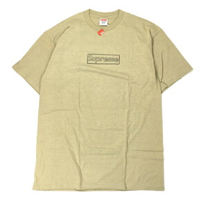 未使用品 Supreme シュプリーム KAWS Choke Box Logo TEE 11SS カウズ チョーク ボックスロゴ Tシャツ 半タグ L