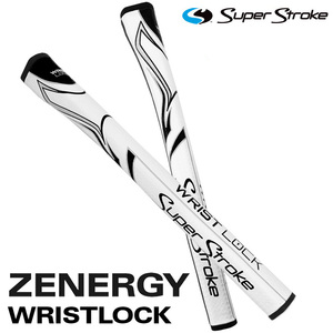 (日本正規品) スーパーストローク パター用ゴルフグリップ ゼナジー リストロック ZENERGY WRIST LOCK パターグリップ ホワイトブラック