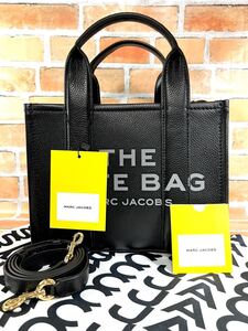 MARC JACOBS マークジェイコブス レザー ミニ トートバッグ ショルダーバッグ 001 black