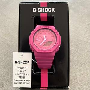 極美品 国内正規品 タグ付き CASIO G-SHOCK GMA-S2100P-4AJR ミッドサイズモデル レディース ピンク