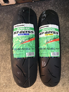 ブリヂストン BT601SS 100/90-12 49J YCX 120/80-12 55J YCY 前後セット ☆送料込みで21,000円～☆ 