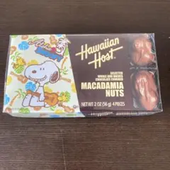 スヌーピー Hawaiian Host マカダミアナッツチョコレート 箱