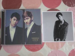 東方神起★CD&DVD★初回限定盤★Catch Me★ジャケカ付き→ ユノ ユンホ★キャッチミー★TVXQ★チャンミン