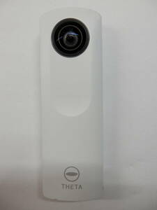 105D653E♪ RICOH THETA（シータ）ｍ15 360度カメラ XFS-RSWC201 ホワイト 通電のみ確認済み 中古 