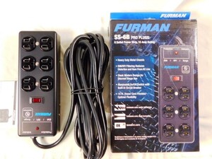 A87★美品/FURMAN/SS-6B/電源タップ/6個口コンセント/パワーディストリビューター★送料590円〜