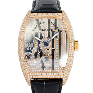 フランク・ミュラー FRANCK MULLER トノウカーベックス ゴシック アロンジェ 8880SCDTGOTHDCD5N 全面ダイヤ文字盤 新品 腕時計 メンズ