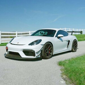 VERUS ENGINEERING(ヴェルスエンジニアリング)A0284A：ポルシェ：PORSCHE Cayman：718 GT4：デュアルダイブプレーン：グロス