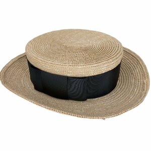 KIJIMA TAKAYUKI(キジマタカユキ) 23SS STRAW BOATER HAT メンズ 1 中古 古着 0126