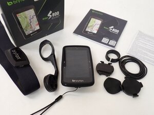 BRYTON ブライトン GPSサイクルコンピューター Rider S800 日本語対応 元箱付き □ 70B94-2