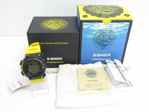 未使用 CASIO カシオ G-SHOCK G-ショック × アイサーチ・ジャパン FROGMAN GW-8200K-9JR デジタル 腕時計 ▼AC24055