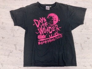 ポルノグラフィティ DAYS OF WONDER 幕張ロマンスポルノ 邦楽 ロック バンド 半袖Tシャツ カットソー メンズ M 黒