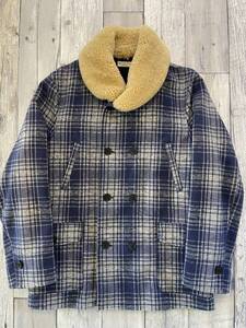 Warehouse(ウエアハウス)×HELLER’S CAF(ヘラーズカフェ) 1930’s Gray-Navy Ranch JKT② size 38