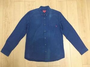 【希少】Supreme/シュプリーム - 13FW0912003 Denim Shirt デニムシャツ Mサイズ 長袖シャツ ネイビー 紺