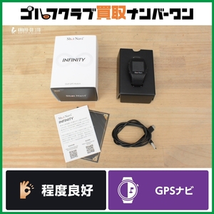 ★売切り★【程度良好 人気モデル】ショットナビ SHOT NAVI INFINITY BLACK GPSゴルフナビ ゴルフウォッチ インフィニティ ブラック