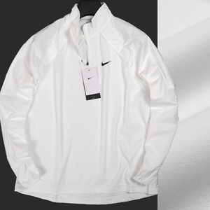 R234 新品 ナイキ ゴルフ レペル ハーフジップ ブルゾン ジャケット (サイズ:XL) NIKE GOLF ゴルフウェア ホワイト