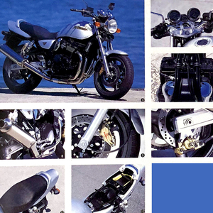 雑誌　シャドウ400 Shadow750 イナズマ400 CB400フォア トライアンフ デイトナ T595 諸元表 INAZUMA400 CB400FOOUR Daytona ホンダ スズキ