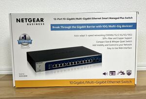 極美品■NETGEAR/XS512EM/10GBx12/マルチギガ対応