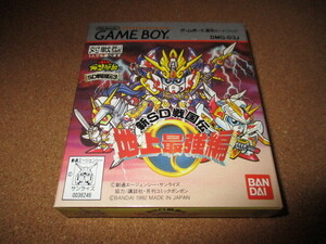 新品 ゲームボーイソフト SDガンダム SD戦国伝３ 新SD戦国伝 地上最強編 GB