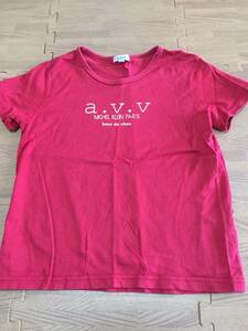 a.v.v. MICHEL KLEIN PARIS 半袖Tシャツ　130　ＵＳＥＤ　/　③