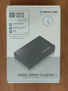 【未開封】FREECOM フリーコム　ハードドライブ クラシックⅡ 2ＴＢ