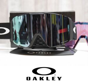 【新品】25 OAKLEY LINE MINER PRO L - MATTE BLACK - PRIZM SAPPHIRE + PRIZM ICED 日本正規品 スペアレンズ付 アジアンフィット