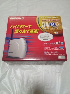 即決☆送料無料☆防水対策発送☆WHR-HP-G☆無線ラン☆ルーター☆ジャンク☆BUFFALO☆バッファロー☆強力セキュリティ☆ドコモホームU対応☆